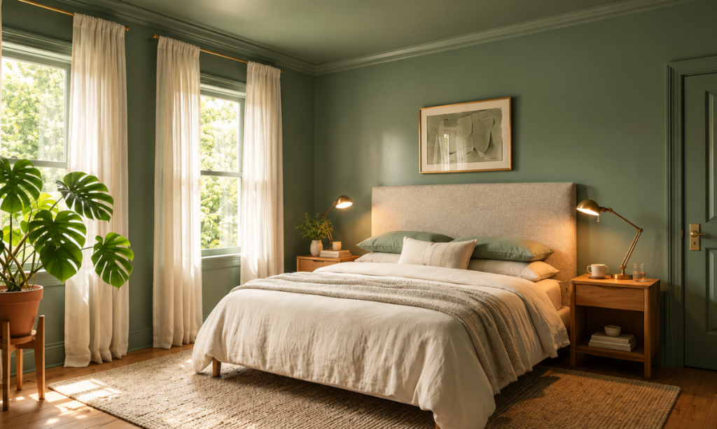 Colour Drenching – Walls, Ceilings and Trim in One Shade
