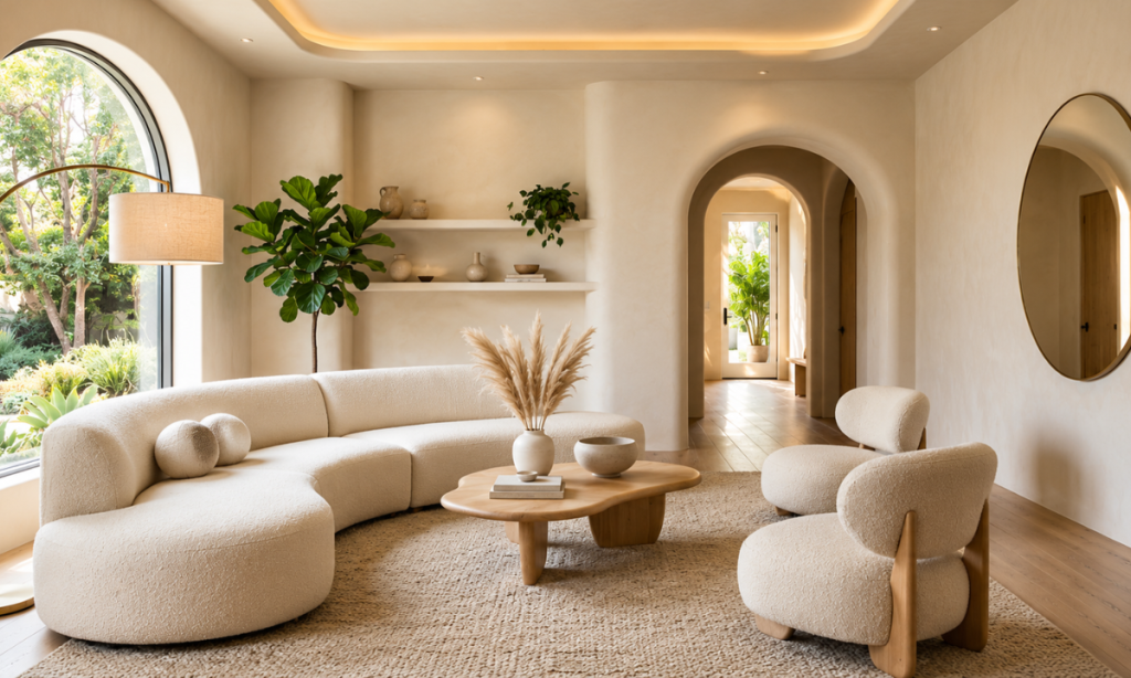 Curved Furniture and Organic Shapes
