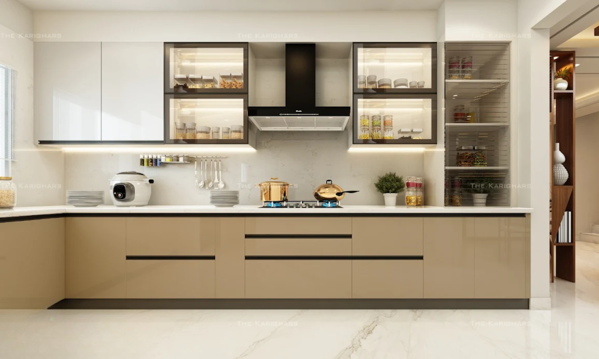 Modular Kitchen Designs with Smart Efficiency