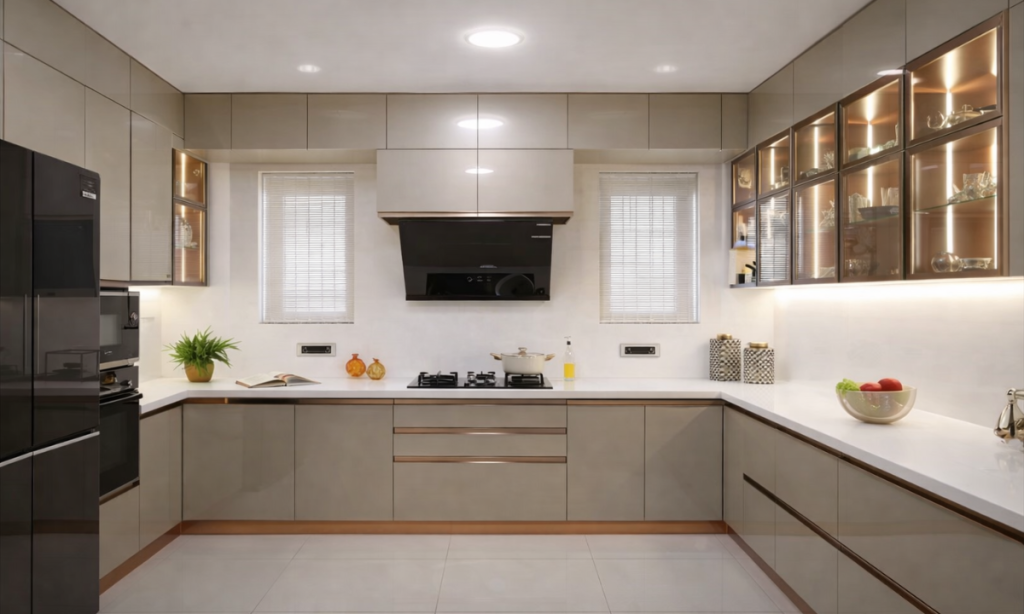 Modern U-Shaped Modular Kitchen Design Ideas for Bangalore Homes | The ...