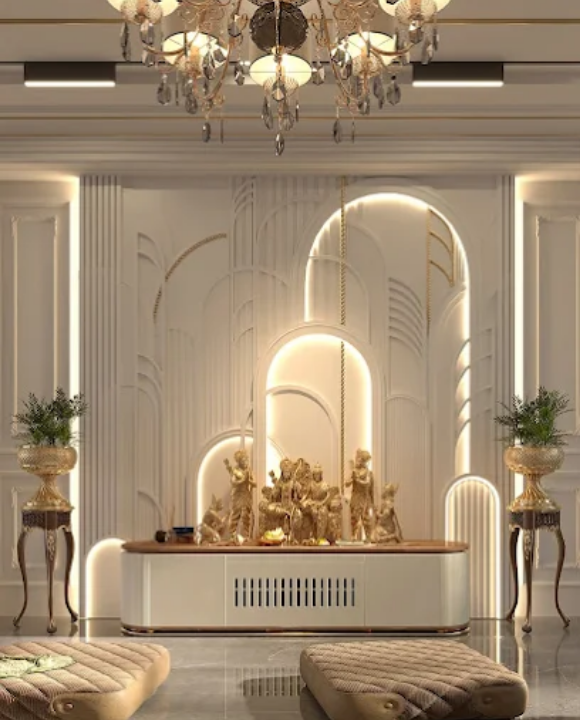 Customized mandir design