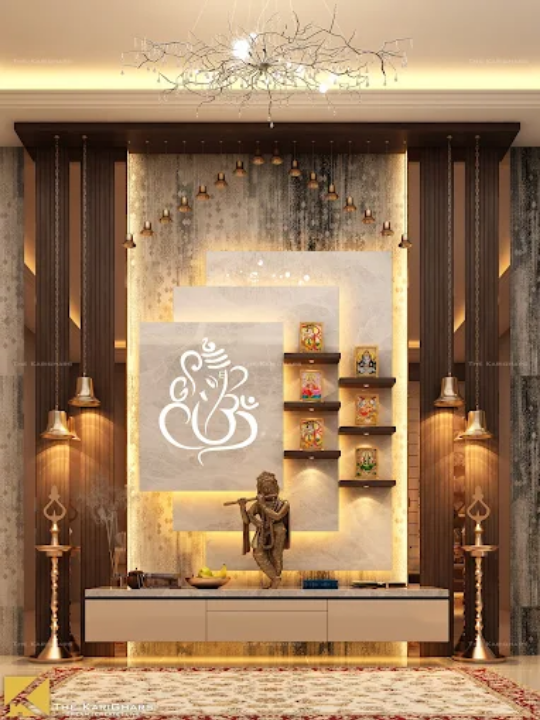 Wall Mandir for Compact Homes