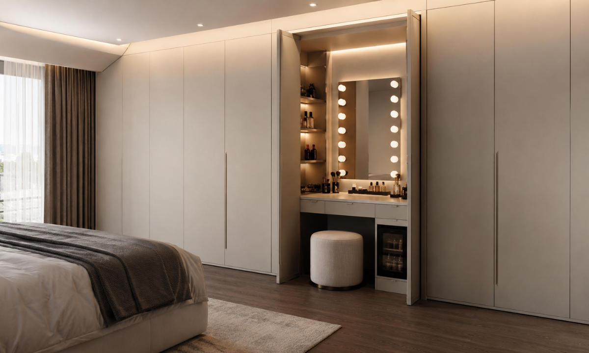 Concealed Wardrobe Vanity