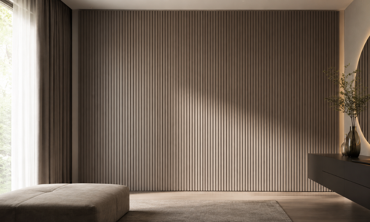Floor-to-Ceiling Fluted Wardrobes