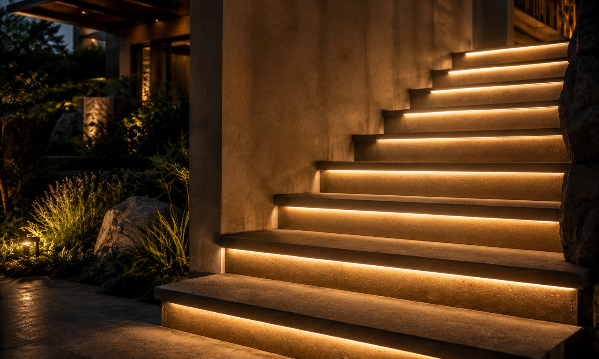 Integrated Step Lighting