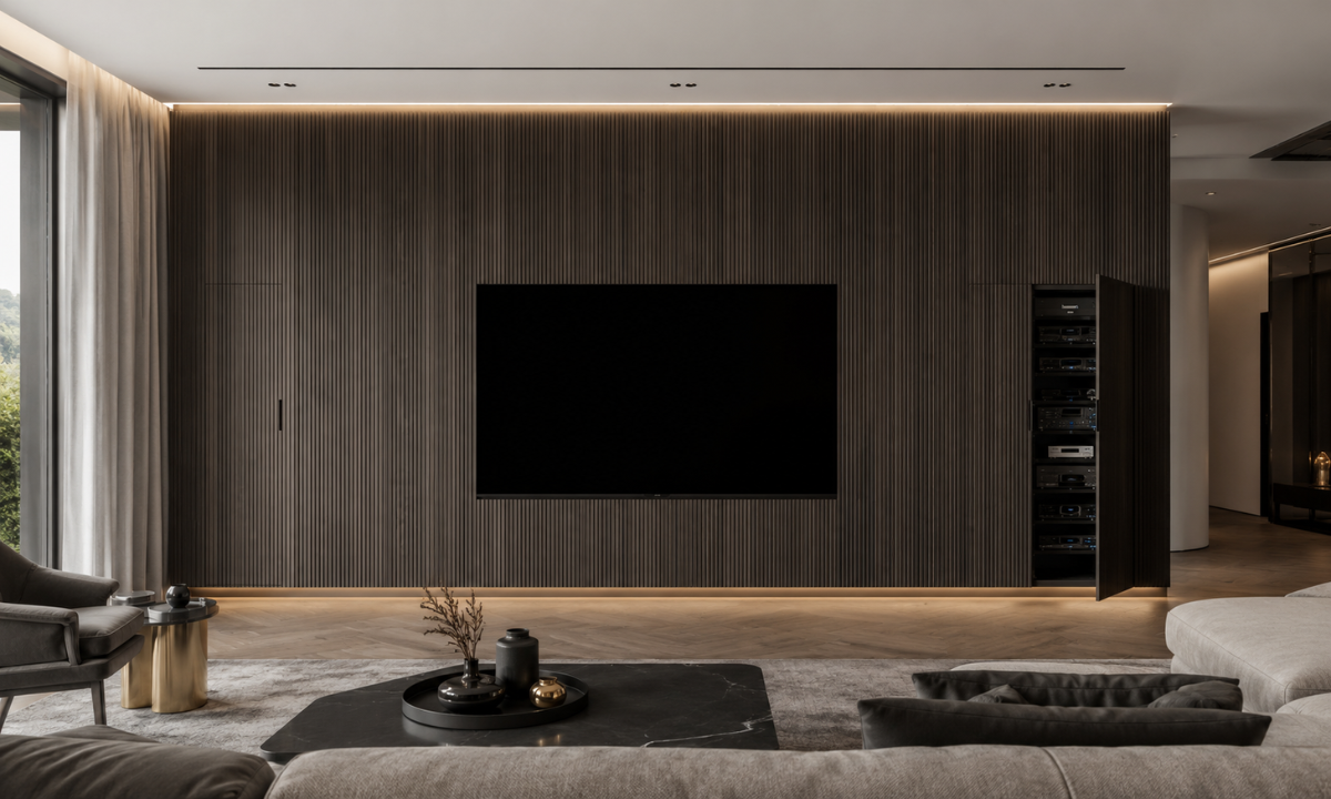 Floating Media Wall