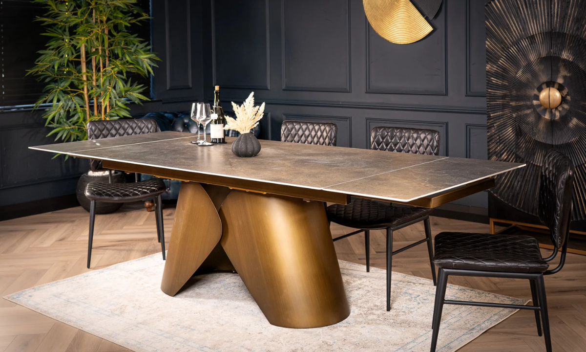 Sculptural Sintered Stone Tables