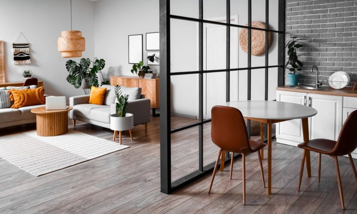 Fluted Glass Architectural Partition