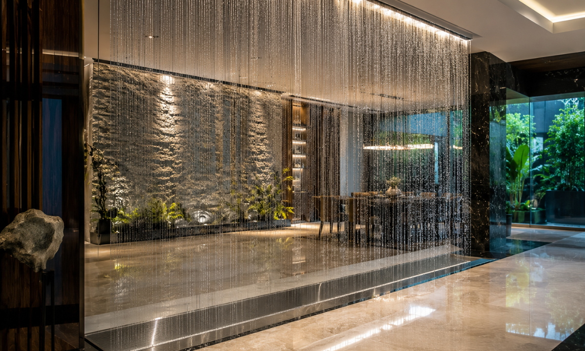 Rainfall Water Curtain