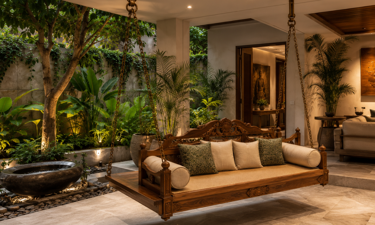 Wooden Swing Retreat