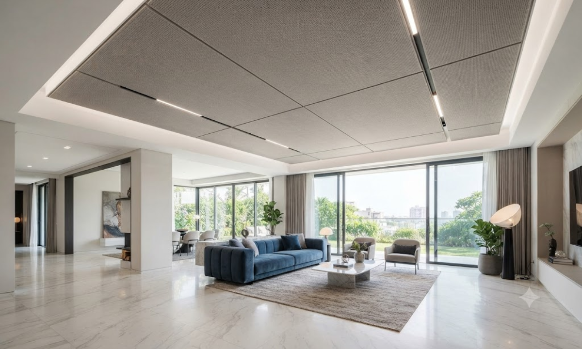 Acoustic Fabric Ceiling Panels