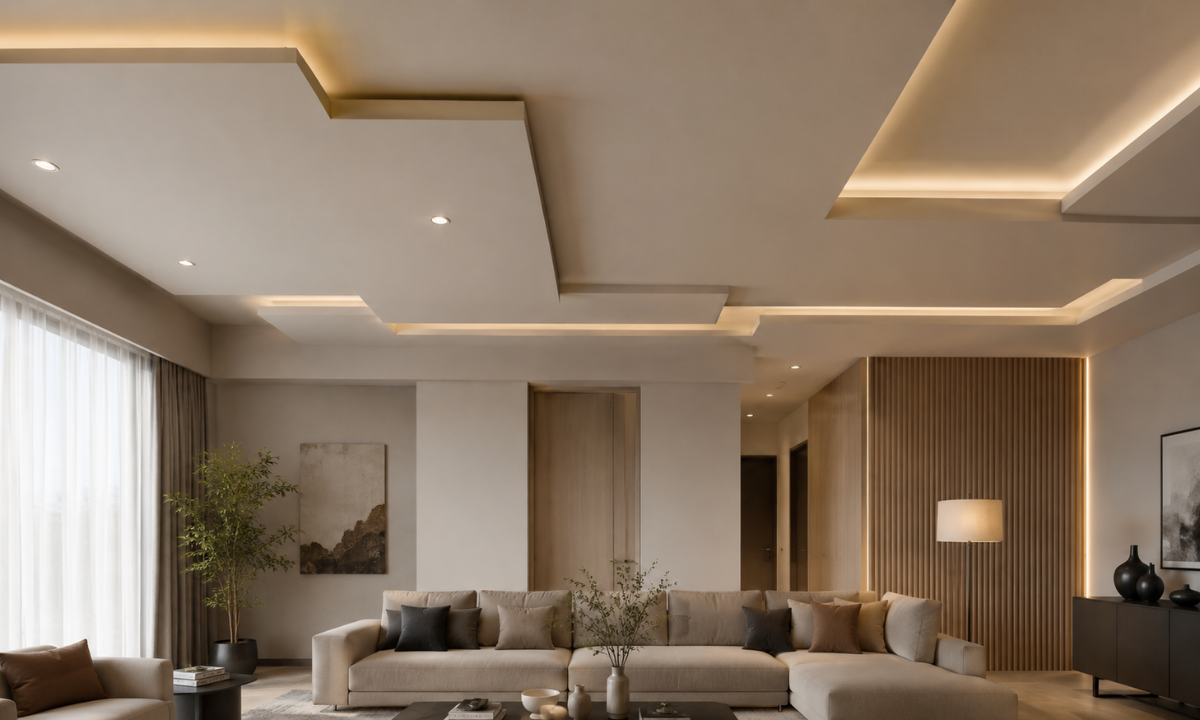 Asymmetrical Cantilevered Ceiling