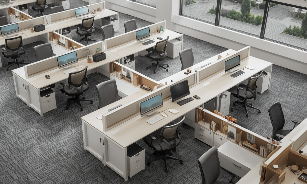 Floating Corner Workstations