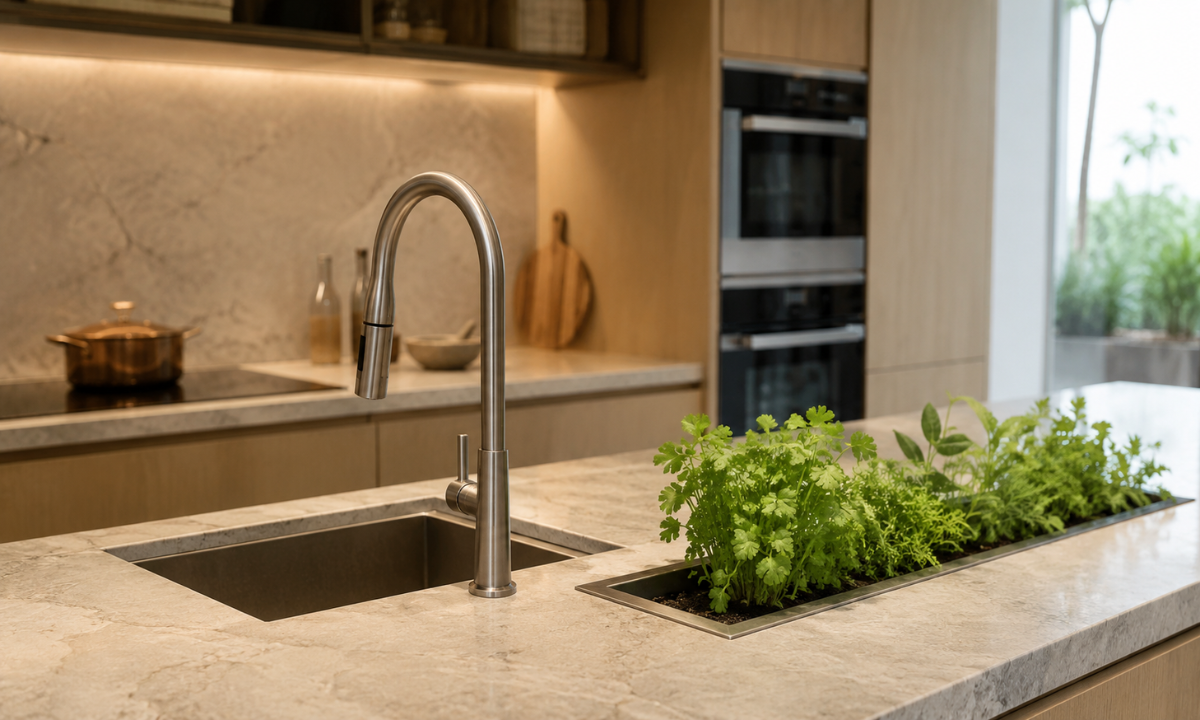 Wet-Prep Sink & Herb Planter