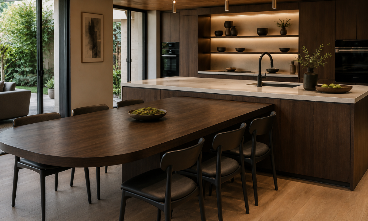Two-Tier Dining & Prep Counter