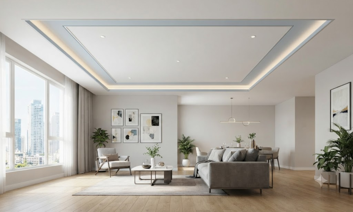 Slim Double-Layer Drop Ceiling