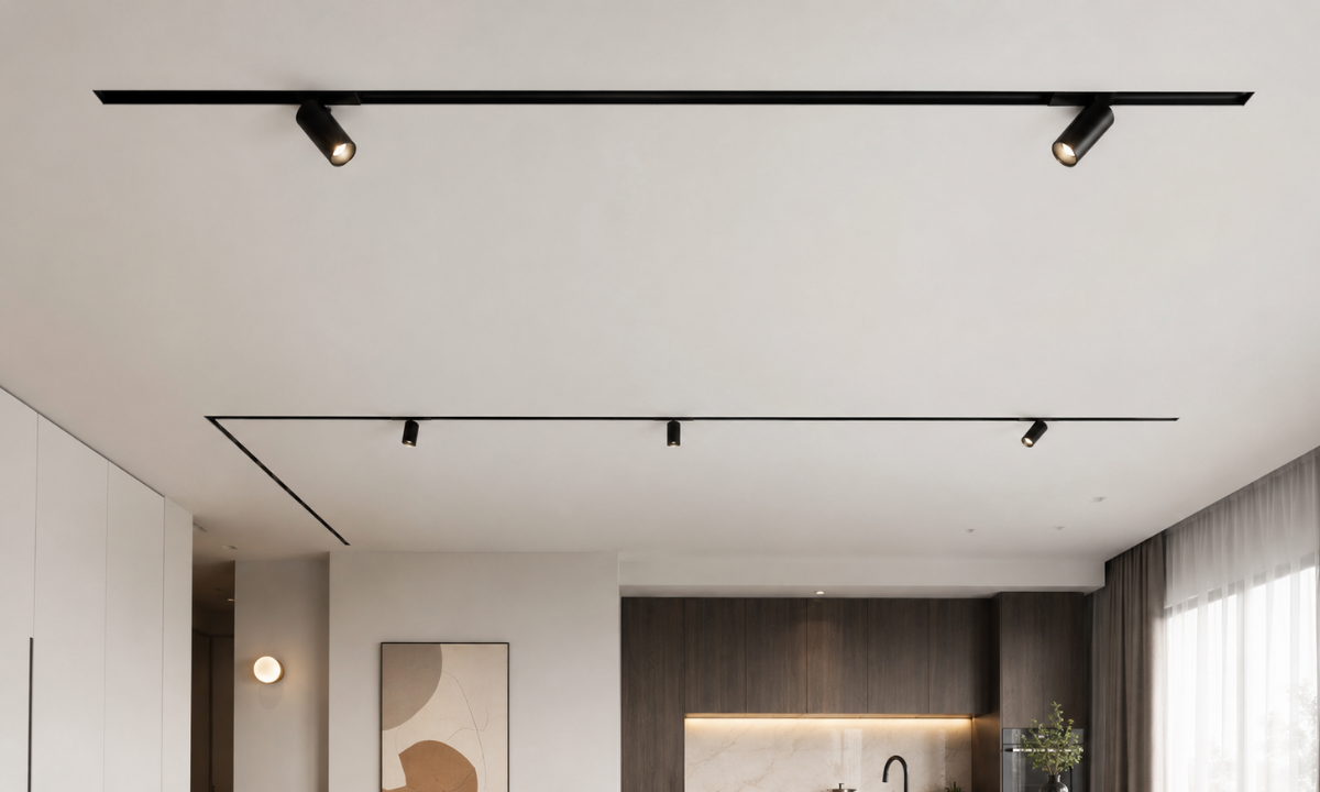 Magnetic Light Track Ceiling
