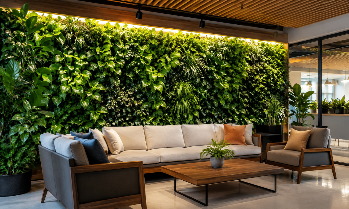 Biophilic Planter Walls