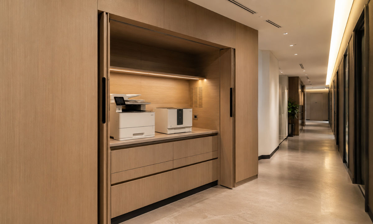 Pocket-Door Workstations