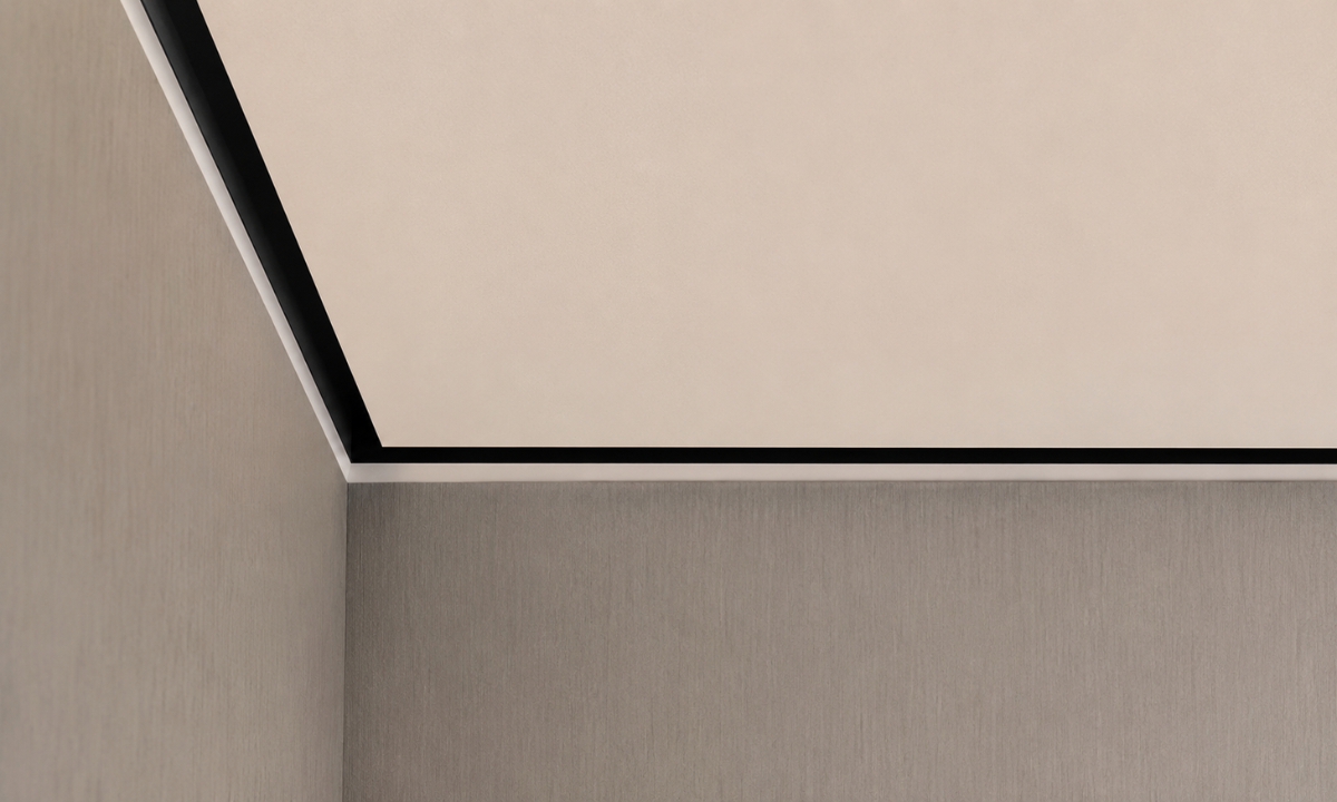 Black Aluminum Shadow Gap Border