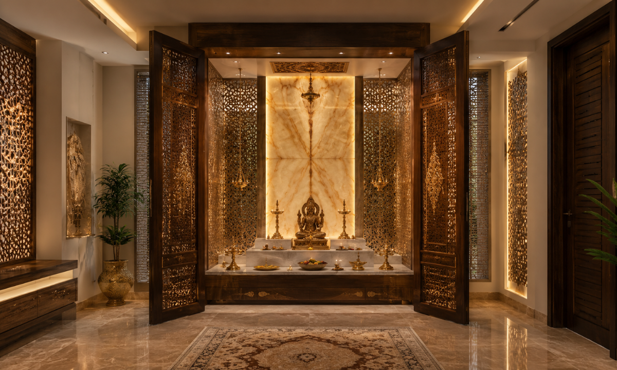 Modern Sacred Pooja Sanctuaries