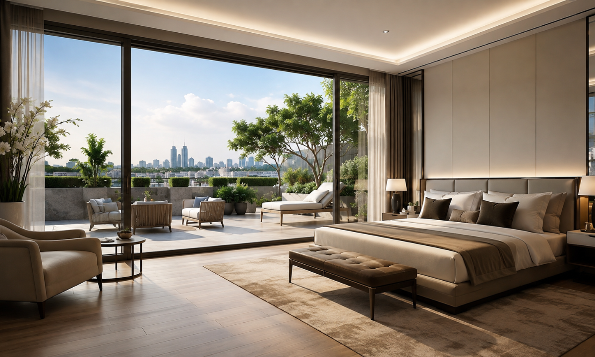 Master Suites with Private Green Terraces