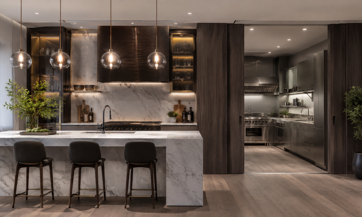 Dual Kitchens: Exhibition & Wet Kitchen
