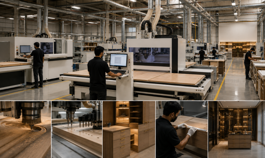 Factory-made precision vs. on-site carpentry