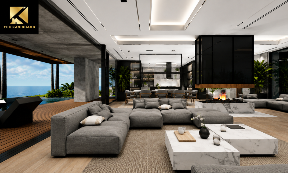 modern home interior by a professional designer