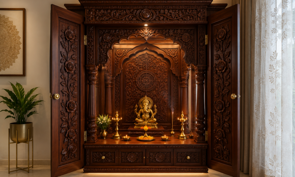 Carved Rosewood Sanctum