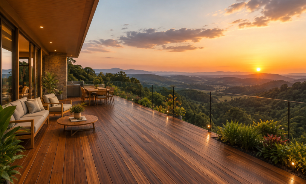 Panoramic Timber Deck