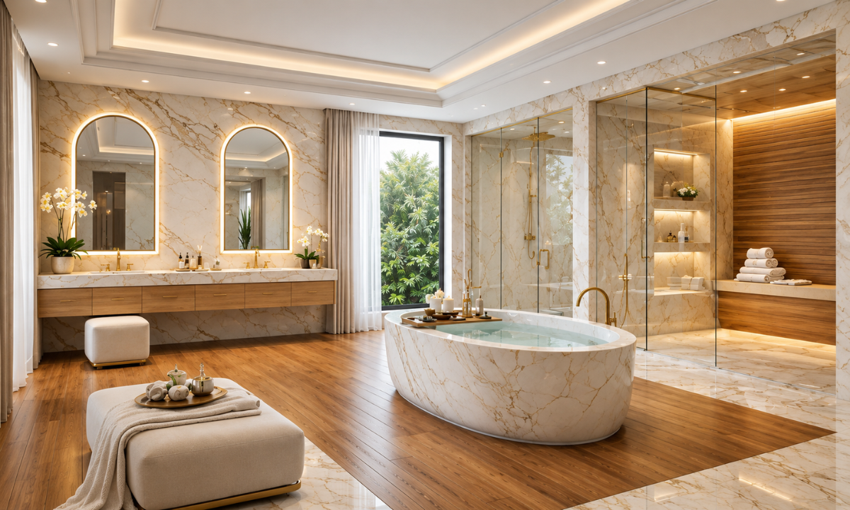 Luxury bathroom ideas creating a spa-like feel at home